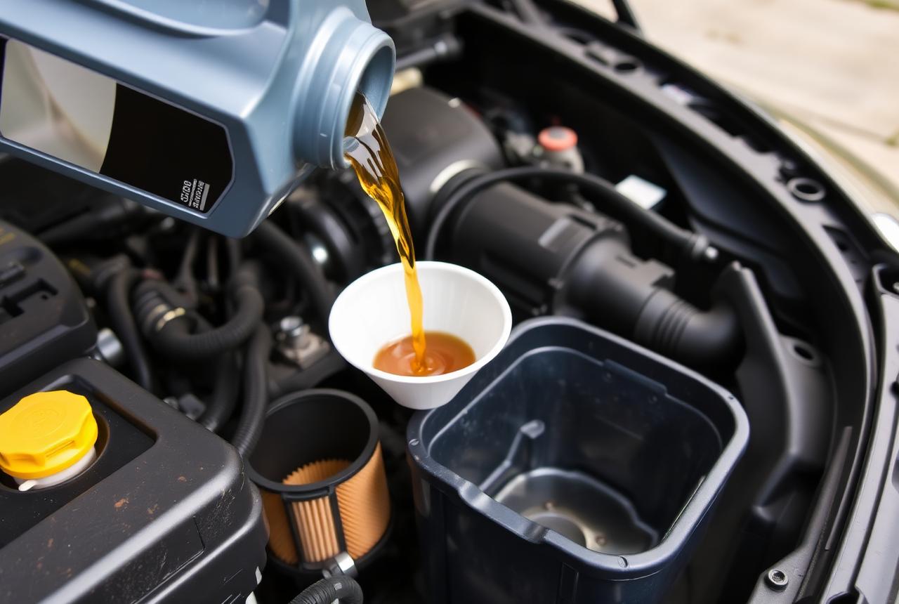 Mobile Oil Change performed on site by Torque & Tread