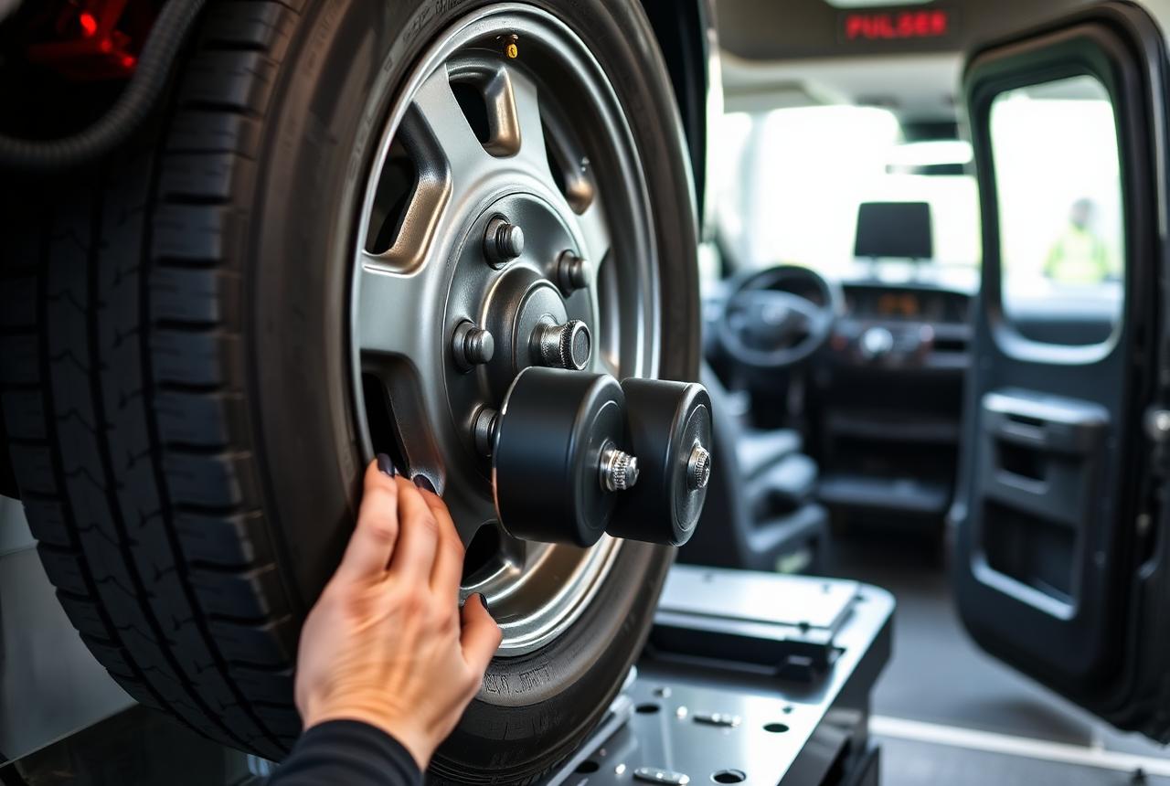Tire Rotation & Balancing performed on site by Torque & Tread